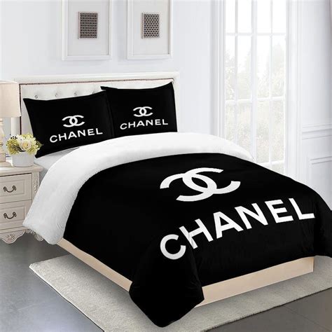 chanel bed sheet set|Chanel bedroom comforter set.